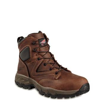 Red Wing Férfi TruHiker 6-inch Safety Toe Túrabakancs Gesztenyebarna